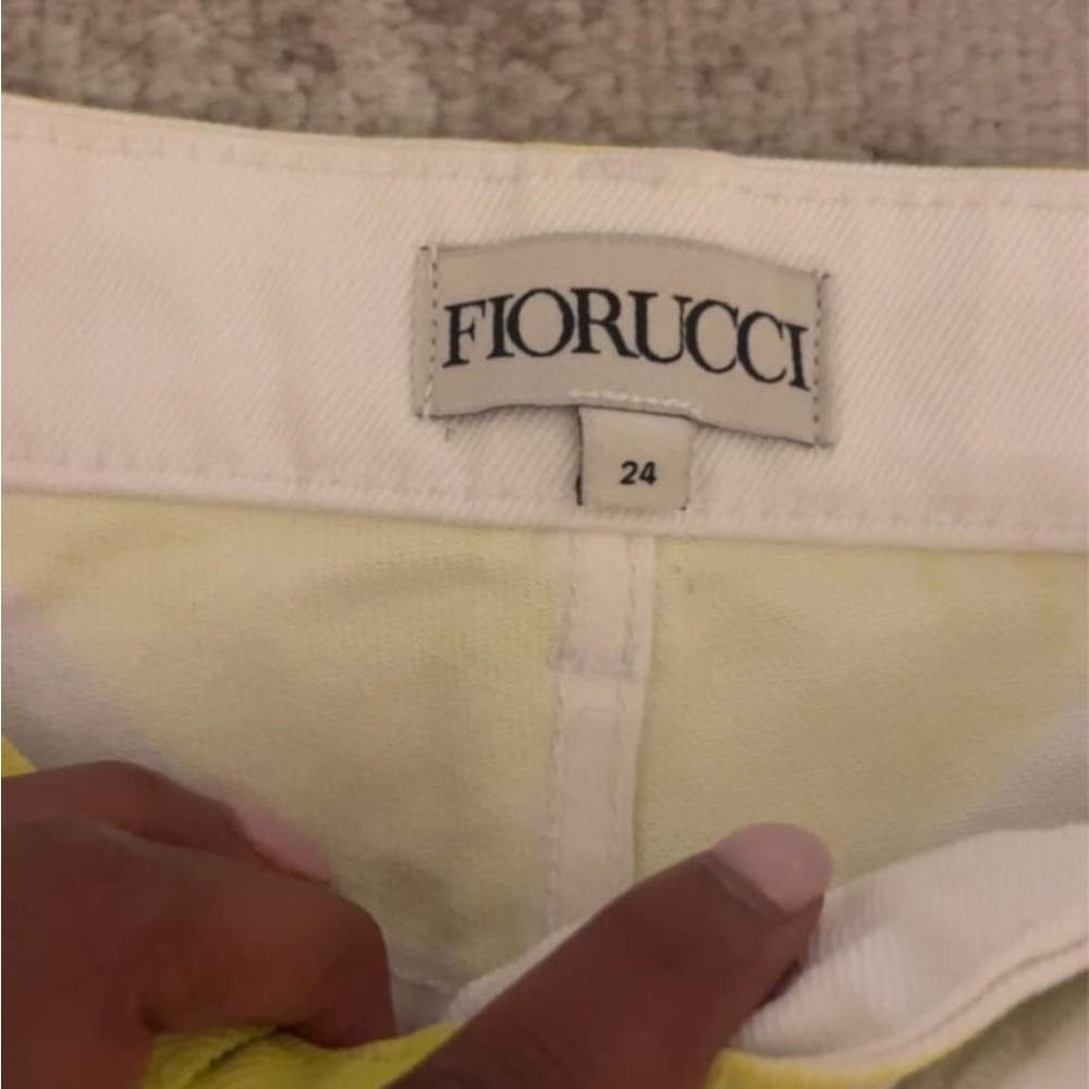 Fiorucci yellow and white jeans - Picture 5 of 5